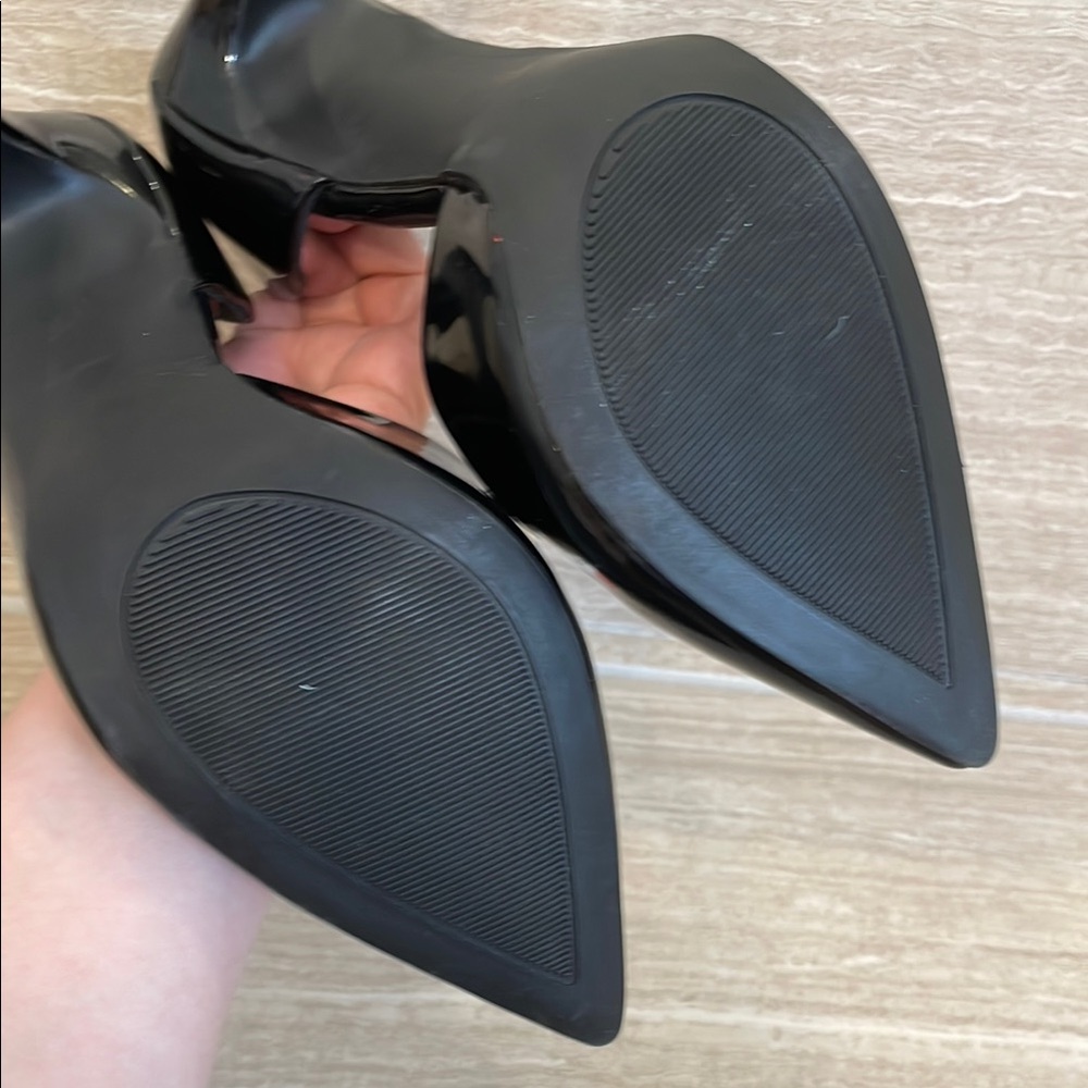 STEVE MADDEN UEC Women’s Size 9 Black Stiletto Heel Pointed Toe - Picture 12 of 14